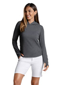Solid Popcorn Stitch Hoody - 30001